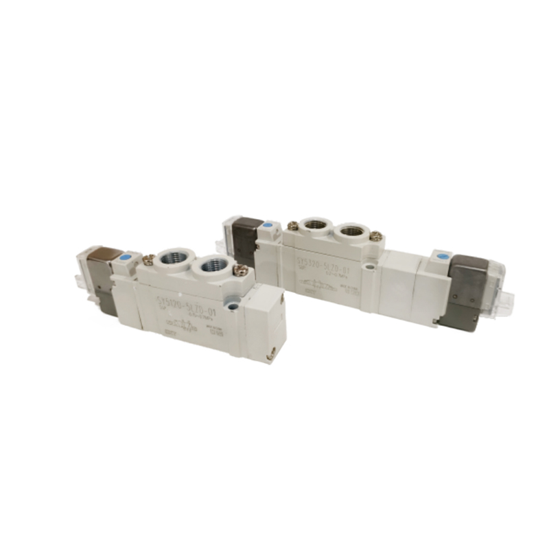 Sraith SY Comhla Solenoid 5 Bealach Cineál Píobáin Dhíreach/Cineál Aonair