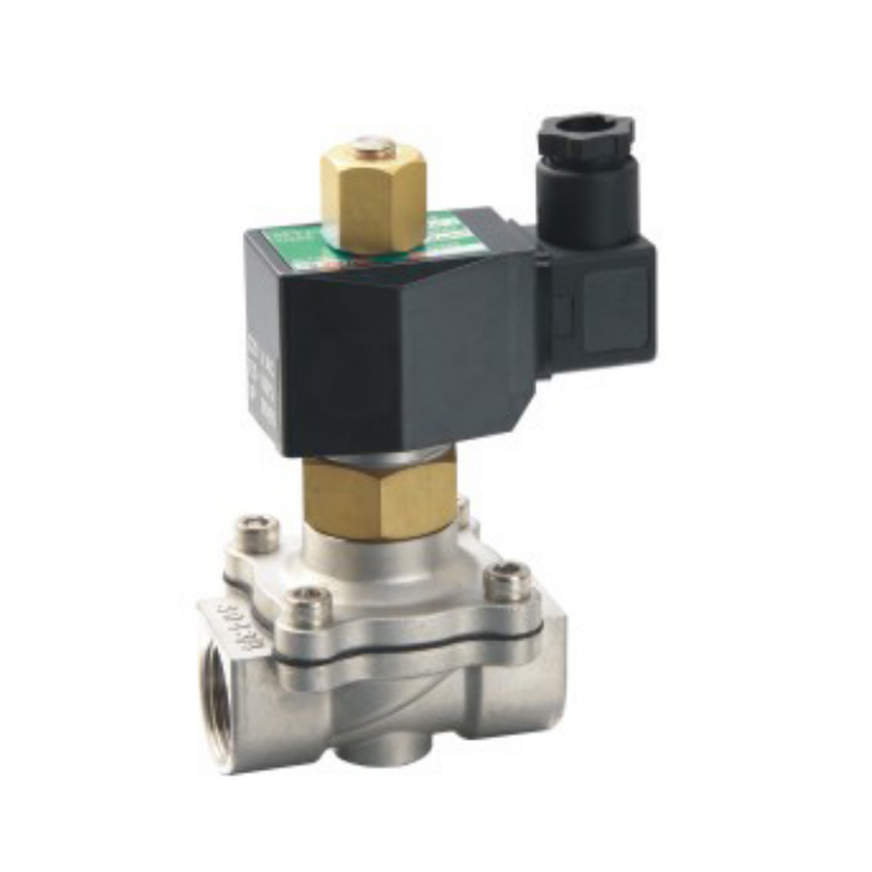2S Sraith 2 Seasamh 2 Bealach Comhla Solenoid Cruach Dhosmálta