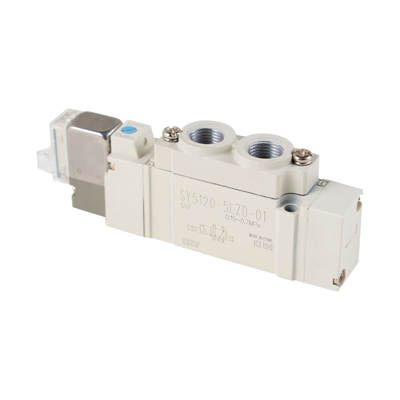 Sraith SY Comhla Solenoid 5 Bealach Cineál Píobáin Dhíreach/Cineál Aonair