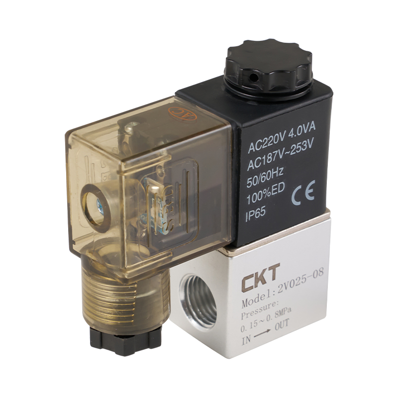 Sraith 2V025 Comhla Solenoid Ghníomhach 2 Bhealach Díreach